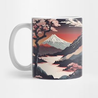 in the mountain of japan Mug
